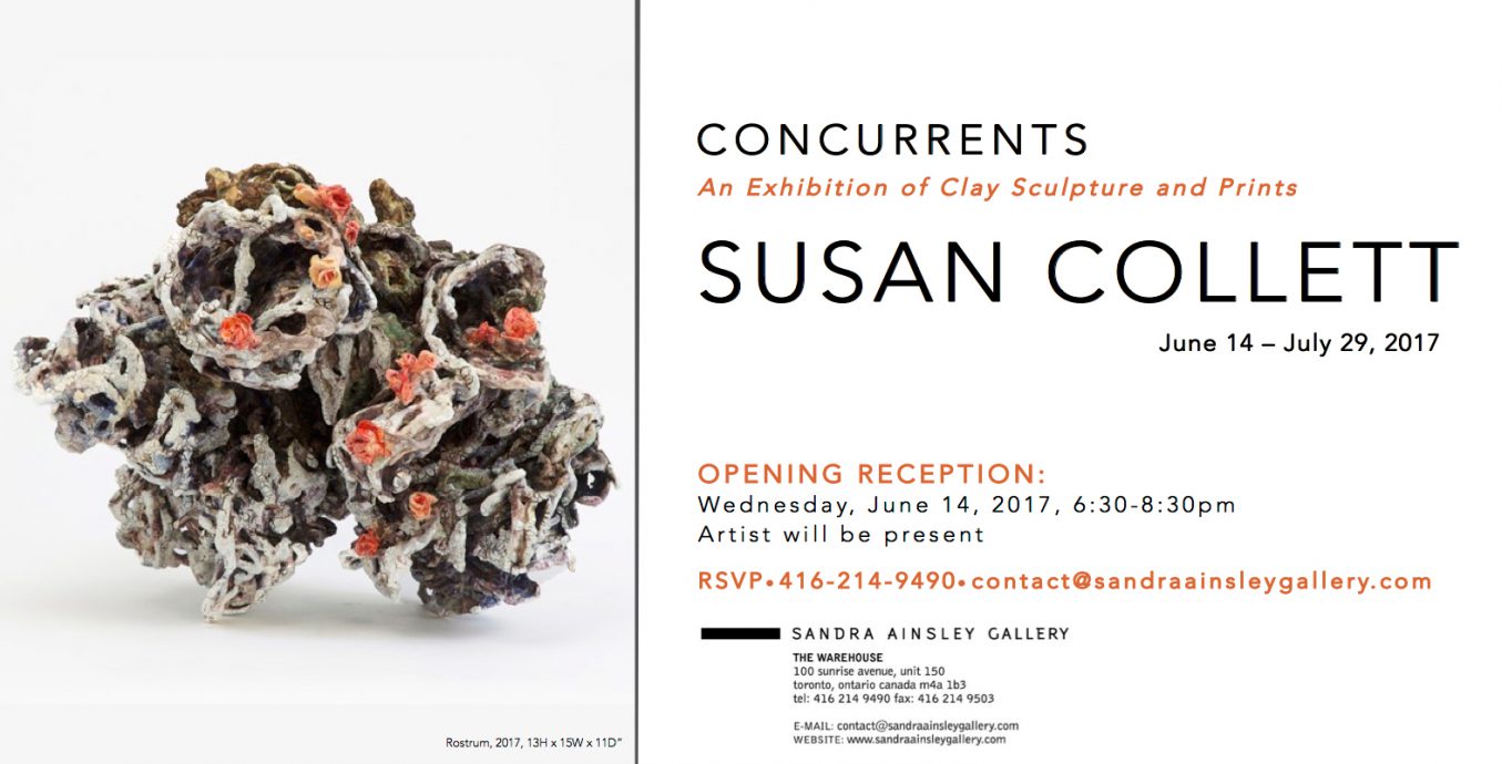 Susan Collett: Concurrents an Exhibition of Clay Sculpture and Prints