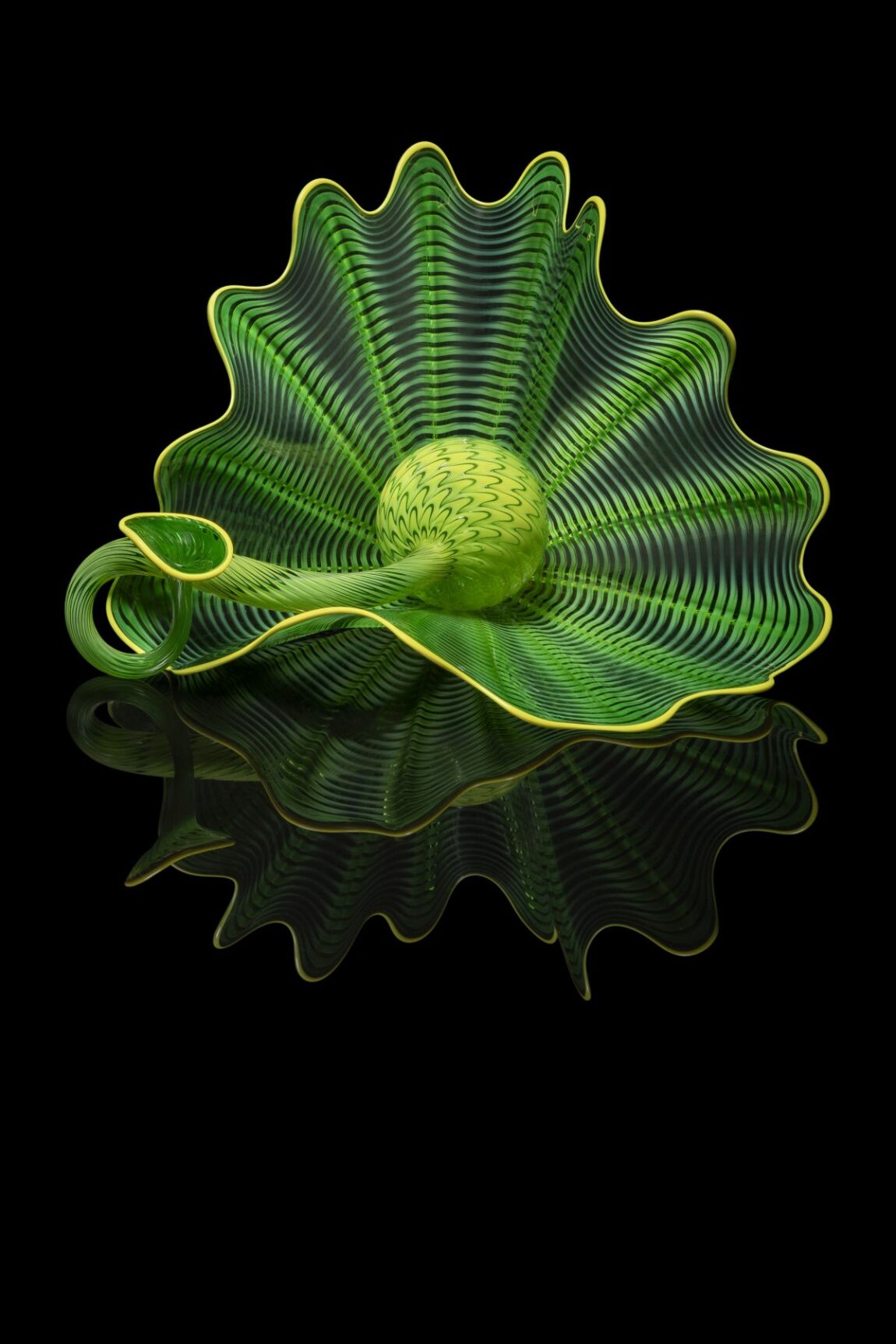 Chihuly Studio Edition Artwork | Green Apple Persian Studio Edition