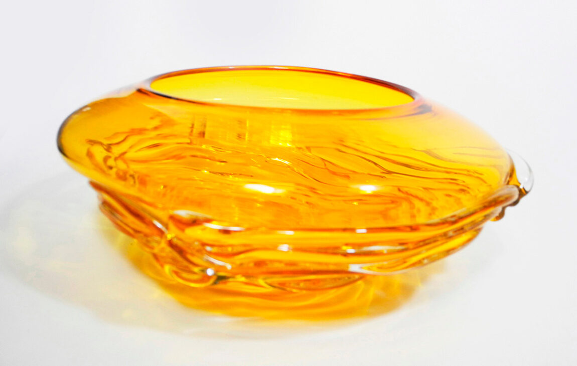 Mariel Jayne Waddell | Gold Ripple Wave Bowl